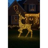 Yapay Noel Dekoru 46 cm Ren Geyiği Yılbaşı Süsü Yılbaşı Hediyeleri Ledli Noel Süsü