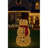 Yapay Noel Dekoru 63 cm Kardan Adam Ledli Yılbaşı Süsü Yılbaşı Hediyeleri