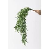 Yapay Sarmaşık (Uv) Korumalı Küpe Yeşil Beyaz 80 Cm 5 Dal (Uv)