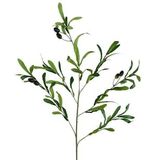 Yapay Zeytin Dalı Uzun Dallı 90cm 6 Meyveli