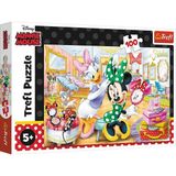 Yapboz, Minnie Güzellik Stüdyosunda, Disney Minnie, 100 Parça, 5 Yaşından Büyük Çocuklar Için