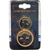 Yapex Lehim Seti Lehim Teli ve Pastası Seti 30GR10GR 10 gr 2 Li Set