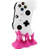 Yapı 3D Xbox Oyun Kolu Standı Ergonomik Masaüstü Kontrolcü Tutucu Dekoratif Oyuncu Aksesuarı Pembe Tasarım - Çok Renkli