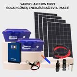 Yapı Bahçe Yapısolar 3 Kw Mppt Solar Güneş Enerjisi Bağ Evi L Paketi