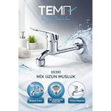 YAPI KALİTE Tema Aç-kapa Mix Wc Uzun Musluk -Lavabo