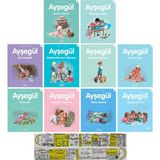 Yapı Kredi Yayınları Ayşegül Serisi 10 Kitap Set-4 + Özel Cetvel