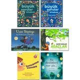 Yapı Kredi Yayınları – Büyük Sorular Kitabım + Büyük Sorular Kitabım Hayvanlar + Uçan Süpürge + Haydi Sayalım Ağaçlar + Konuşma Zamanı + Su Dedikleri Var Ya - 6 Kitap Çocuk Öykü Seti