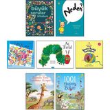 Yapı Kredi Yayınları – Büyük Sorular Kitabım + Neden? + Oyuncak Ayılarla Sayılar + Aç Tırtıl (Eric Carle) + Benim Renkli Yumağım + Zürafa Yeni Yuvasını Arıyor + 1001 Hayvanı Bulun /7li Çocuk Kitapları