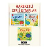Yapı Kredi Yayınları Hareketli Sesli Kitaplar -Vınnn!-Raauur! -Hav!- 3 Kitap Set