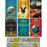 Yapı Kredi Yayınları Harry Potter Evreni 6 Kitap Set / Çağlar Boyu Quidditch + Lanetli Çocuk + Fantastik Canavarlar + Ozan Beedle'ın Hikayeleri + Özel Cetvel