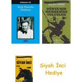 Yapı Kredi Yayınları Kürk Mantolu Madonna - Bütün Yapıtları + Dünyanın Merkezine Yolculuk + Siyah Inci Hediye - Hayır