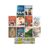 Yapı Kredi Yayınları Sara Şahinkanat 10 Kitap Set/Üç Kedi Bir Dilek+Annemin Çantası+Babamın Battaniyesi + Özel Cetvel
