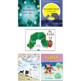 Yapı Kredi Yayınları – Su Dedikleri Var Ya + Avucundaki Öpücük + Aç Tırtıl + Farklı Ama Aynı + Elmer Sel Baskını - 5 Kitap Çocuk Öykü Seti