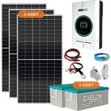 Yapı Solar 4 Kw Hazır Solar Enerji Paketi EXE-200-4 - Beyaz