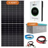 Yapı Solar 4 Kw Hazır Tak Çalıştır Solar Enerji Paketi - 0 - Siyah