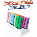 Yapı3D 14’lü Fosforlu Kalem Standı | Stabilo Boss Uyumlu Kalemlik | Masaüstü Organizer | Minimal Tasarım - Mavi