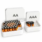 Yapı3D AA AAA Pil Saklama Kutusu İkili Set Pil Düzenleyici Organizer Şarjlı ve Standart Piller MRT-1409