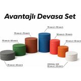 Yapı3D Avantajlı 7'li Kapaklı Saklama Kutusu Seti Organizer Takı Kutusu Hobi Malzeme Kutusu Masaüstü - Çok Renkli