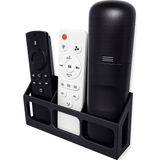 Yapı3D 🏠📺✨ Çok Bölmeli Kumanda Organizeri | Masaüstü ve Duvar Düzenleyici | Telefon Kalem Kumanda - Renk - Siyah - Beyaz