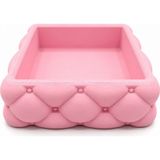 Yapı3D Kapitone Desenli Çok Amaçlı Düzenleyici Kutu | Masaüstü Organizer | Kozmetik ve Banyo Düzenleyici - Çok Renkli
