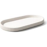Yapı3D Makyaj Organizer Tepsisi Oval Kozmetik Düzenleyici Parfüm Takı Sunum Tepsisi Sert Plastik 💄✨ - Çok Renkli