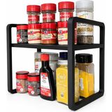 Yapı3D Minimalist Masaüstü Yükseltici Stand – Çok Amaçlı Organizer Raf – Sert Plastik Dayanıklı Tasarım – Modern Dekor & Düzenleyici - Siyah