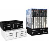 Yapı3D 🎮📀 Ps2 Oyun Kutusu Düzenleyici Stand | Ps2 CD Kutusu Organizer | Oyun Arşiv Standı | Masaüstü - Çok Renkli