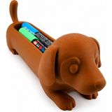 Yapı3D Sevimli Köpek Kalemlik 🖊️ Masaüstü Kalem Düzenleyici 📚 Dekoratif Kalem Kutusu - Siyah - Beyaz - Renk