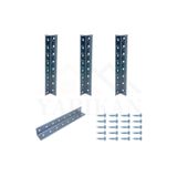 Yapıkan 20x20x160mm - 3 Ad. L Demir Gönye Köşebent - Mobilya Dolap Gardırop Raf Köşe Birleştirme Sabitleme