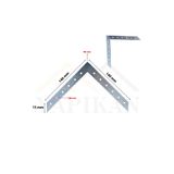 Yapıkan 4 Ad Sac Gönye 2x15x140x140mm - Dolap Masa Sandalye Pencere Sehpa Tamir Birleştirme Sabitleme Demiri