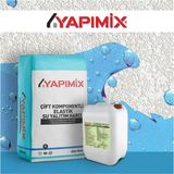 YAPIMİX Yarı Elastik 2k (20+5kg) - Çimento Ve Akrilik Bazlı Su Yalıtım Harcı