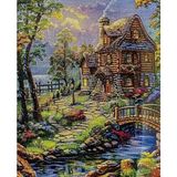 Yapışan Boncuk Mozaik Tablo 40 * 50 cm XQC87256