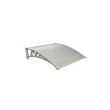 Yapısan Plastik Ayak 6mm Levhalı Pratik Sundurma Kanopi 100x120 Cm Gri