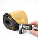 Yapışkan Araç Ses Isı Yalıtım İzolasyon Bandı En:20 Cm Kalınlık:10 Mm Uzunluk 1 Metre Kauçuk Sünger