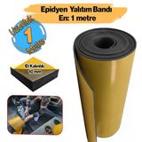 Yapışkan Araç Ses Isı Yalıtım İzolasyon Bant En:100 Cm Kalınlık:10 Mm Uzunluk:1 Metre Kauçuk Sünger