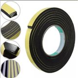 Yapışkan Kapı Pencere Bandı Süngeri Yalıtım Süngeri Eva-3Mmx10Mm-Siyah-10 Metre