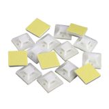 Yapışkan Kroşe 19X19 Yapışkanlı Kablo Bağı Tutucu