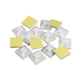 Yapışkan Kroşe 28X28 Yapışkanlı Kablo Bağı Tutucu