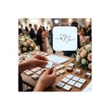 YAPIŞKAN STORE Kişiye Özel Madlen Çikolata Etiketi Nişan Düğün Söz Nikah Sticker Etiket 3,5 cm kare 28 adet