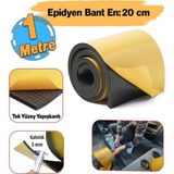 Yapışkanlı Araç Ses Isı Yalıtım Izolasyon Bandı En:20 cm Kalınlık:5 mm Uzunluk 1 Metre Ka - Çok Renkli