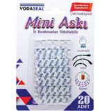 Yapışkanlı Banyo Lavabo Mutfak Askılık Şeffaf Plastik Sağlam Asma Iz Bırakmayan Mini Askı - Çok Renkli