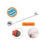 Yapışkanlı Banyo Mutfak Metal Krom Bez Havluluk Bez Havlu Standı Askısı Paslanmaz 42 Cm