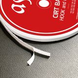 Yapışkanlı Cırt Bant Seti 25 Metre (25m Dişi + 25m Erkek) – Yüksek Güçlü Yapışkanlı Hook Loop Şerit Bant Siyah (Beyaz, 1 cm)