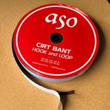 Yapışkanlı Cırt Bant Seti 25 Metre (25m Dişi + 25m Erkek) – Yüksek Güçlü Yapışkanlı Hook Loop Şerit Bant Siyah (Siyah, 2,5 cm)