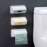 Yapışkanlı Çöp Poşeti Aparatı Çöp Poşeti Haznesi Çöp Poşeti Düzenleyici Aparat - 6 x 18 cm