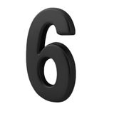 Yapışkanlı Kapı Numarası Küçük Boy 50 Mm 5 Cm Numara 6 Rakam Altı Sayı Siyah Renk Numaralar 1 Adet