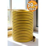 Yapışkanlı Kapı - Pencere Bandı Fitili Soğuk İzolasyon Kauçuk Bantları 10X2=20 Metre (Kahverengi)
