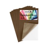 Yapışkanlı Keçe A4 20x30 Cm 5 Li 1 Paket 2.0 Mm Kendinden Yapışkanlı Renkli Hobi Keçesi Elişi Keçe Kumaşı Anasınıfı Kreş Kahverengi