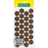 Yapışkanlı Masa Sandalye Keçesi Zemin Koruyucu Keçe 1 Paket 28 mm Yuvarlak