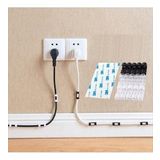 Yapiskanli Mini 20 Lı Klips Usb Pc Adaptor Kablo Tutucu Aparat Seffaf Renk
